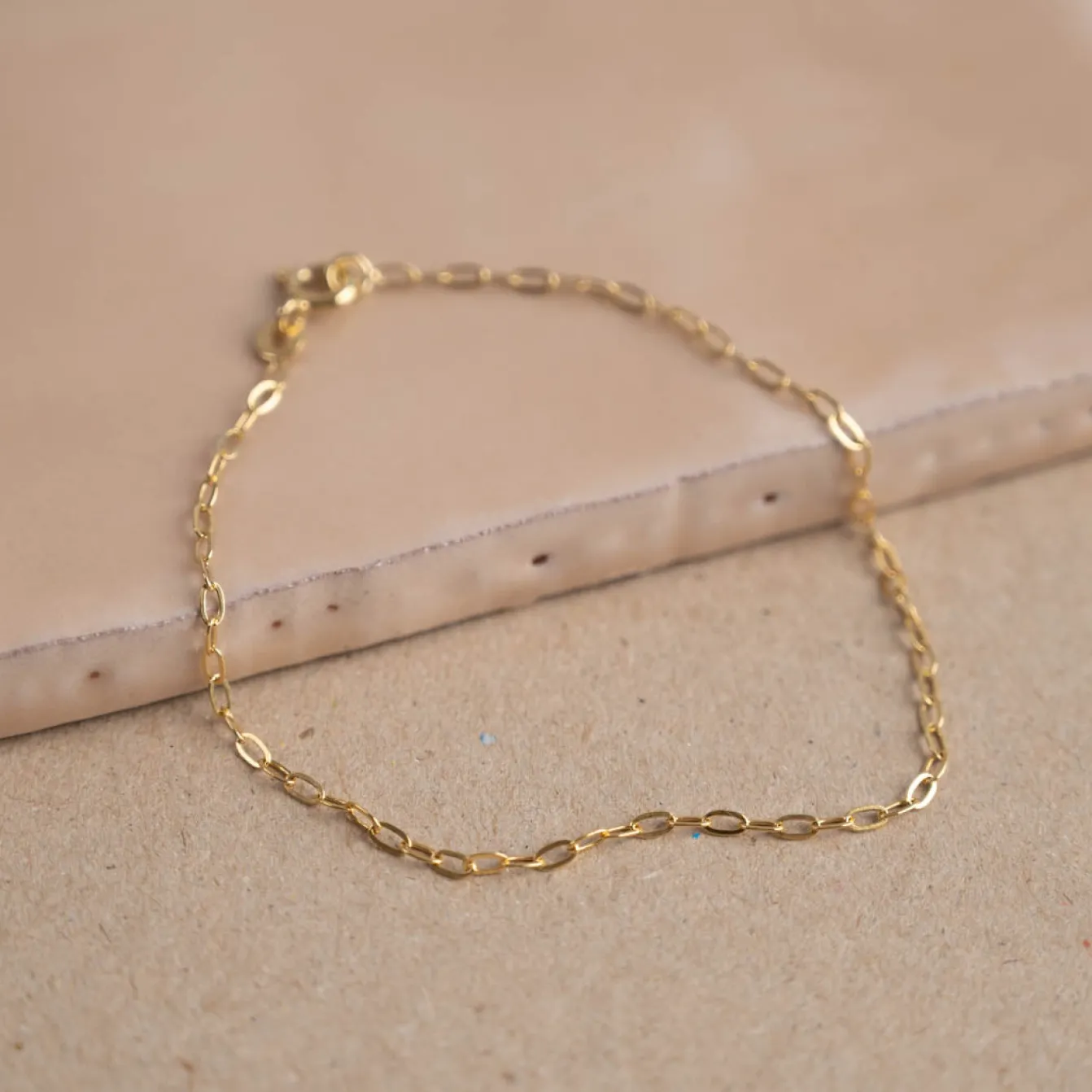 ALMA SMALL LINK GOLDEN BRACELET - Sisi Copenhagen