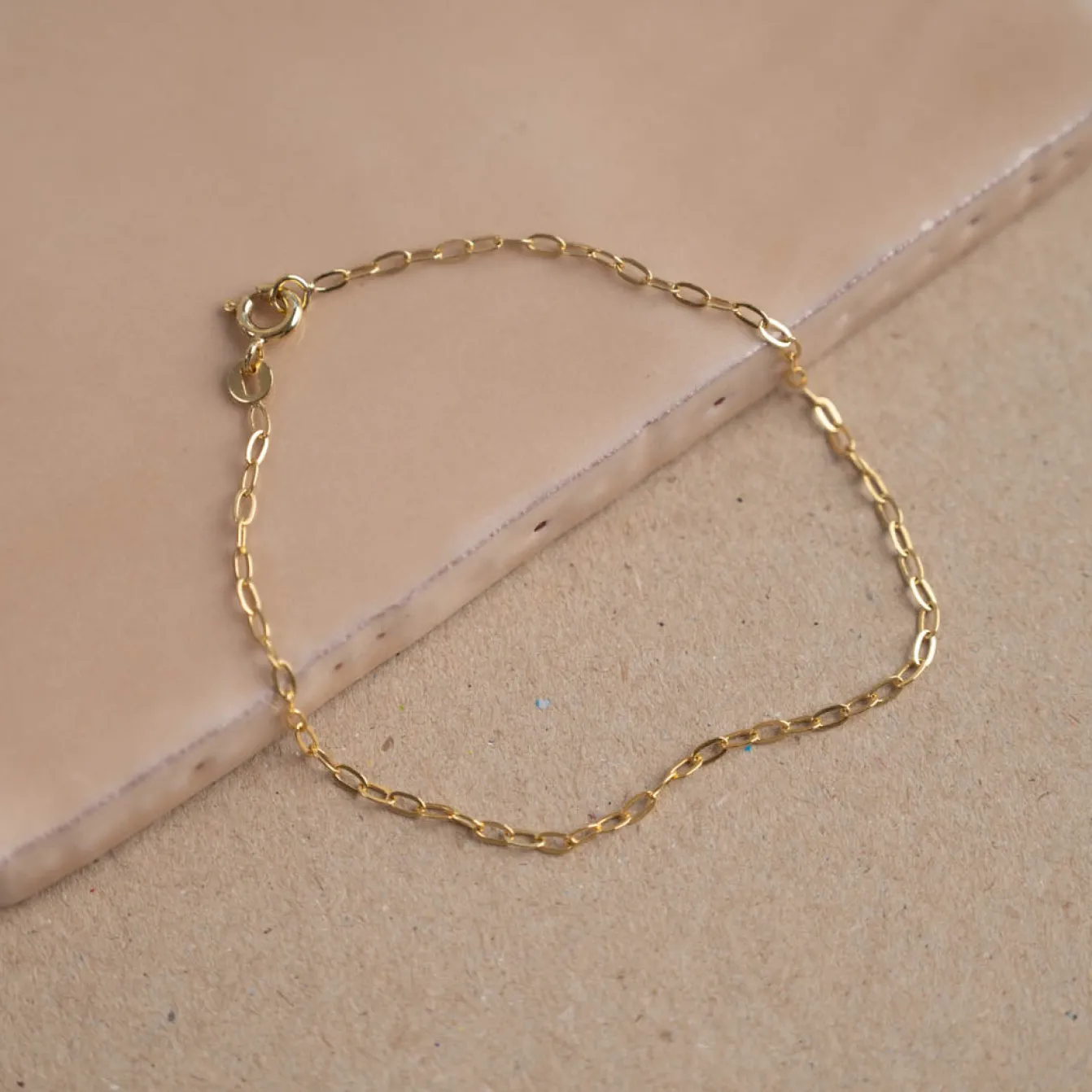 ALMA SMALL LINK GOLDEN BRACELET - Sisi Copenhagen