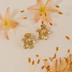 ANE GOLDEN STUD EARRING