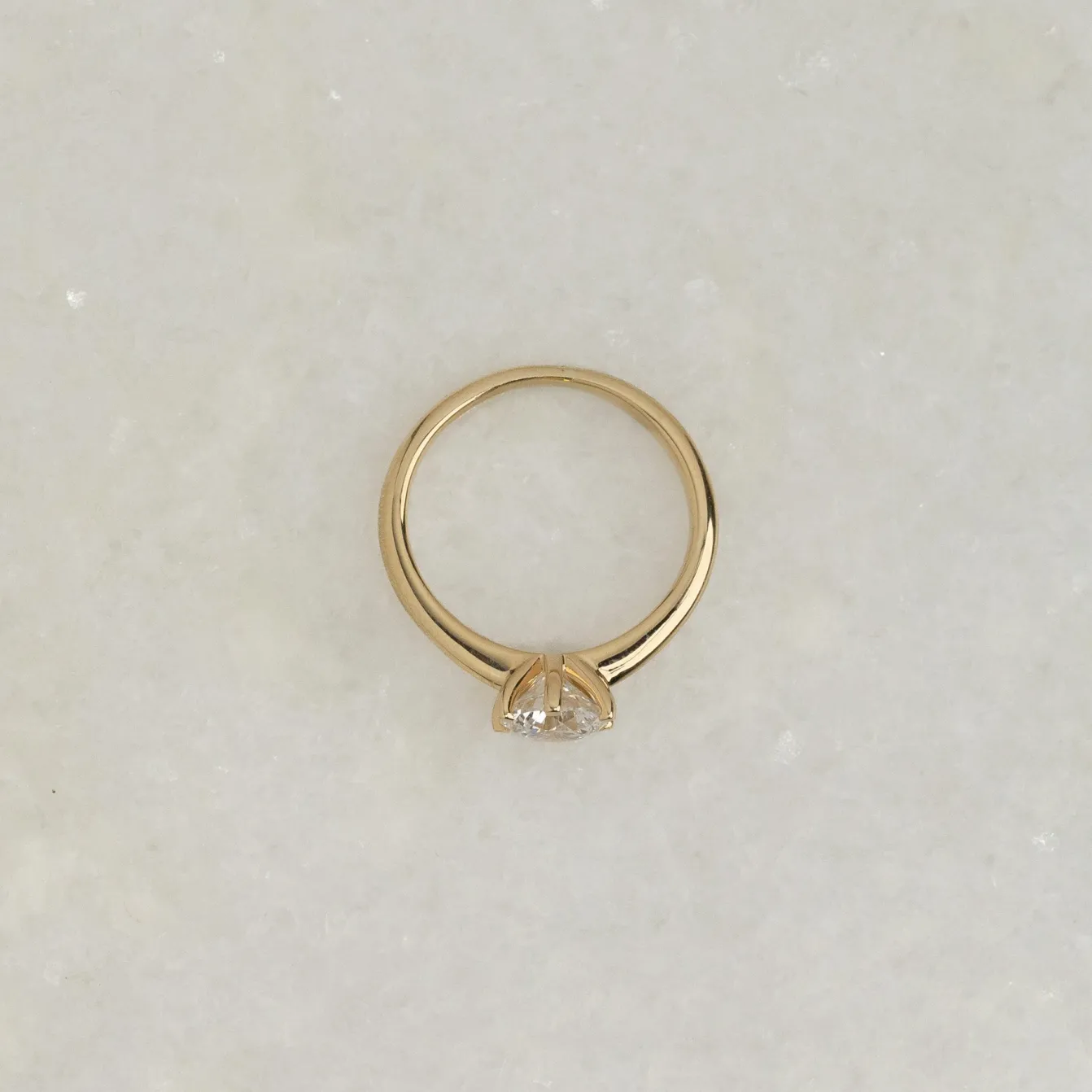 CLASSIC SOLITAIRE 6-PRONG DIAMOND RING - 1.0ct - YG