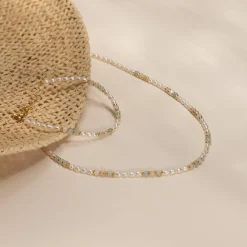 DORA MORGANITE PEARL GOLDEN BRACELET
