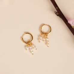 ELOISE PEARL GOLDEN EARRING - Sisi Copenhagen