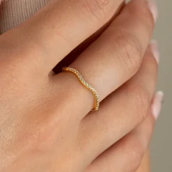 GAIA CRYSTAL GOLDEN RING