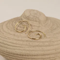 MARTINA GOLDEN CREOL EARRING