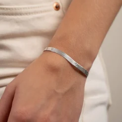 Sølv slangekæde armbånd | Aya silver bracelet | Se udvalget